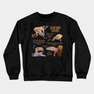 Animal Facts - Leopard Gecko Crewneck Sweatshirt